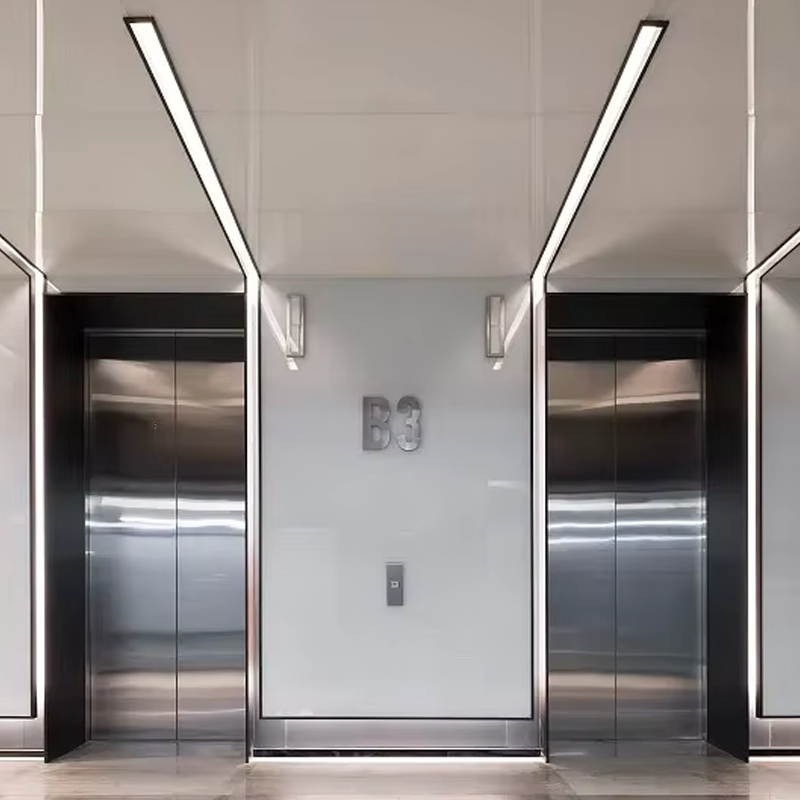 VTEP105 Ascensores Ascenseurs de passagers résidentiels de luxe AC sans engrenage silencieux, efficace et élégant en PVC