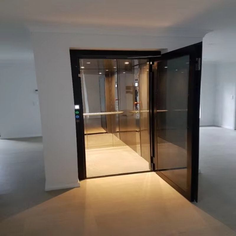 VTEV109 Ascensores Elevadores Ascenseur de villa en verre élégant pour maison duplex privée