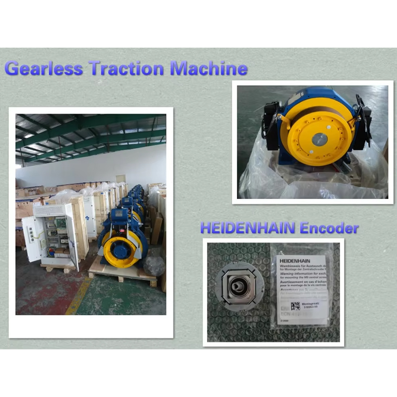 VTSP215 offre spéciale 320kg-1000kg moteur de levage d'ascenseur Machine de Traction sans engrenage d'ascenseur