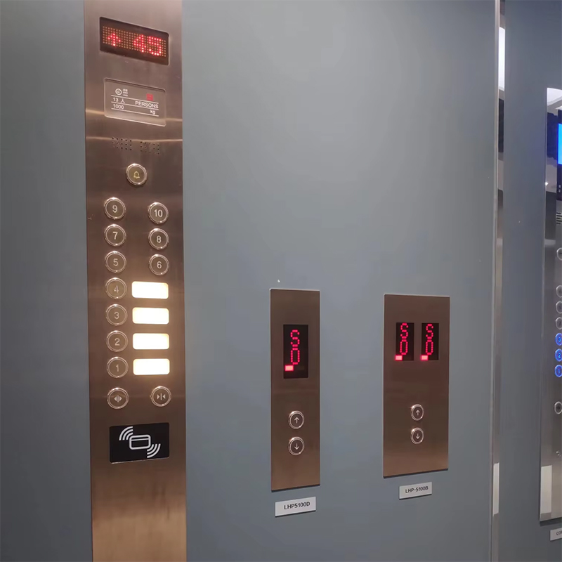 VTSP333 Cop et Lop d'affichage tactile fixés au mur d'ascenseur moderne d'acier inoxydable