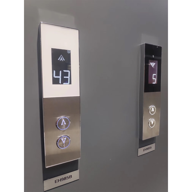 VTSP333 Cop et Lop d'affichage tactile fixés au mur d'ascenseur moderne d'acier inoxydable