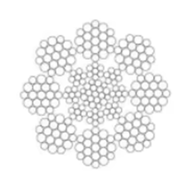 Câble métallique en acier d'ascenseur haute performance VTSP261 pour les immeubles de grande hauteur