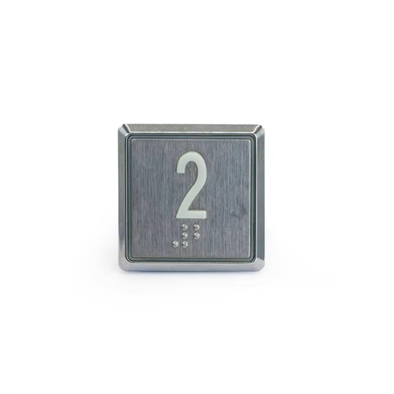VTSP353 NV – pièces de bouton poussoir d'ascenseur modernes en acier inoxydable, meilleur prix pour immeubles de bureaux avec 1 an de garantie