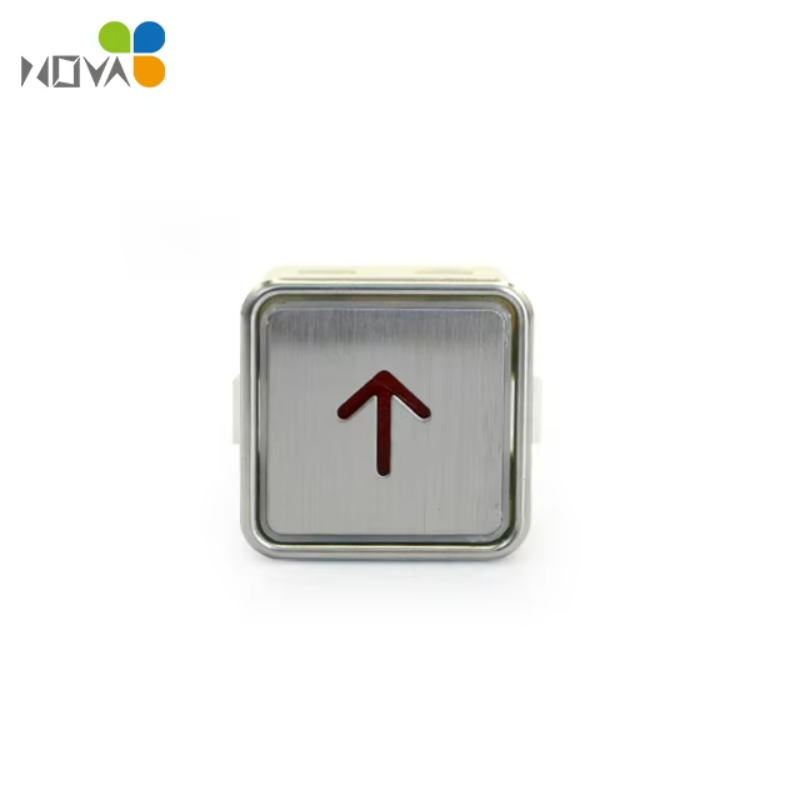 VTSP353 NV – pièces de bouton poussoir d'ascenseur modernes en acier inoxydable, meilleur prix pour immeubles de bureaux avec 1 an de garantie