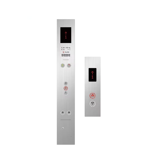 Écran tactile mural d'ascenseur VTSP336, avec bouton d'ascenseur, Design moderne, en acier inoxydable et en verre, Cop et Lop