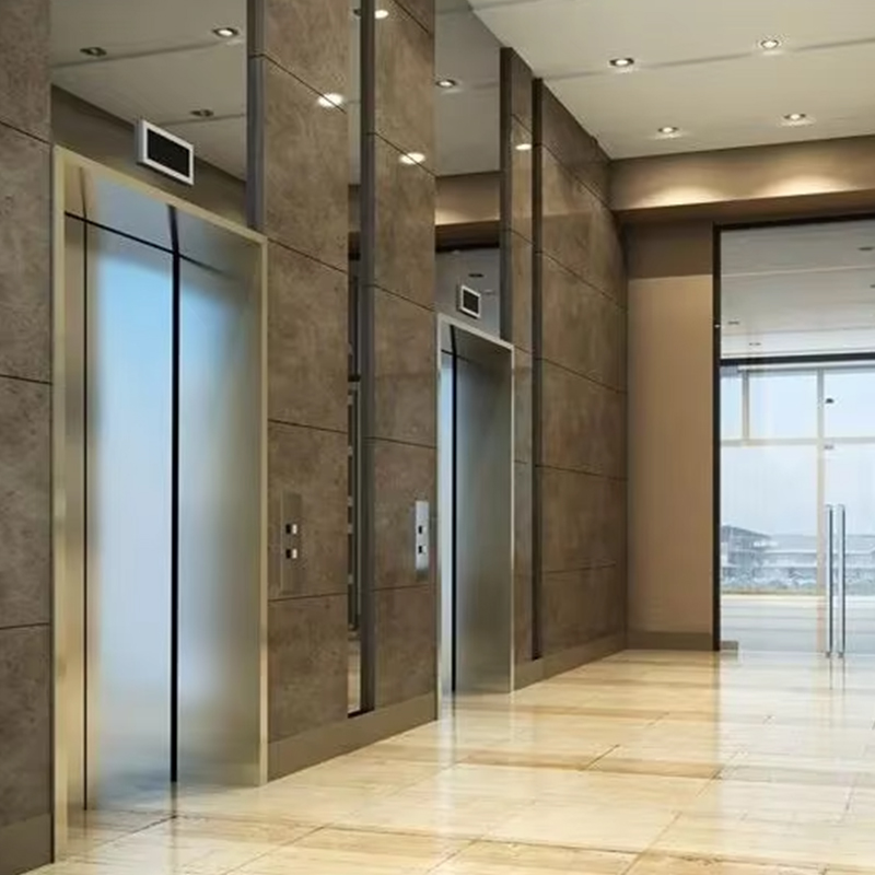 VTEP118 Elevadores Ascenseurs avancés pour passagers Construction sans engrenage en acier inoxydable PVC AC Certifié ISO90001 Fonctionnalités intelligentes améliorées