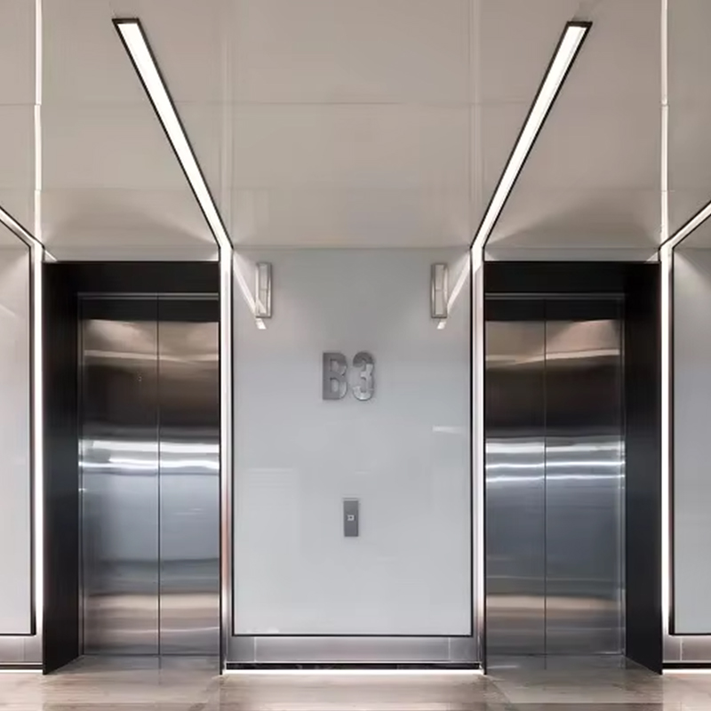 VTEP118 Elevadores Ascenseurs avancés pour passagers Construction sans engrenage en acier inoxydable PVC AC Certifié ISO90001 Fonctionnalités intelligentes améliorées