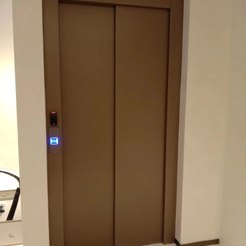VTEP121 Vente chaude NV modèle 6-8 personnes 630 kg sans engrenage AC ascenseur moderne bâtiment ascenseur avec plancher en PVC en acier inoxydable