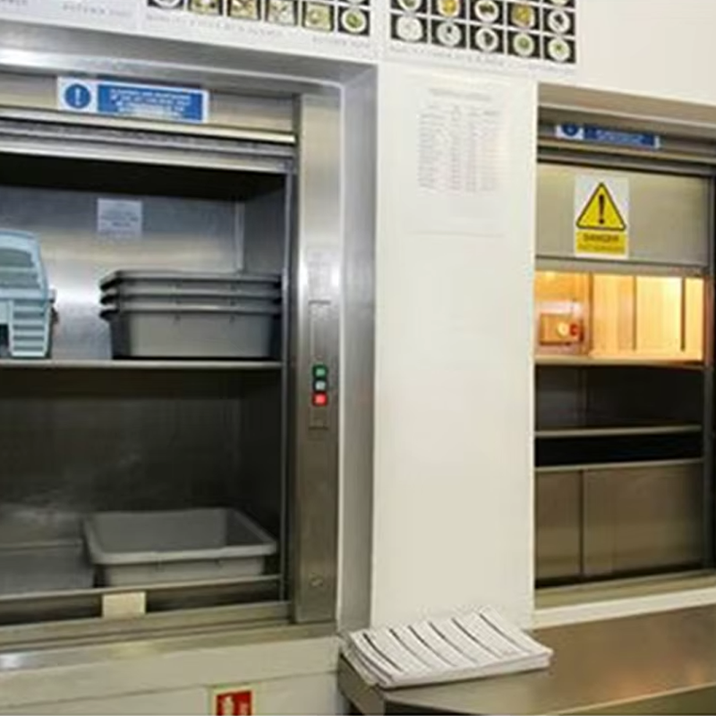 VTEF116 Monte-plats de livraison de nourriture pour restaurant Ascensores Elevadores avec serrure de porte de sécurité