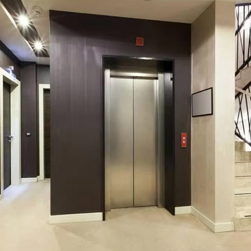 VTEP124 Fabricant d'ascenseurs de passagers modernes de marque chinoise, ascenseur haute performance, utilisation d'hôtel, sol en PVC, entraînement CA en acier inoxydable