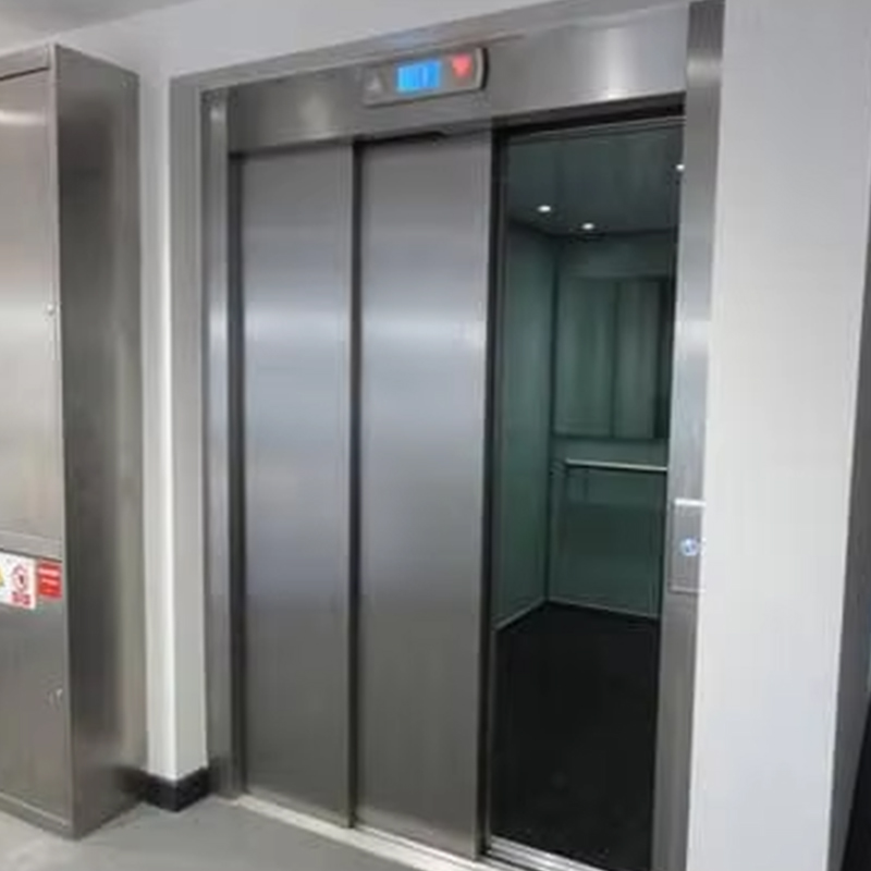 VTEP124 Fabricant d'ascenseurs de passagers modernes de marque chinoise, ascenseur haute performance, utilisation d'hôtel, sol en PVC, entraînement CA en acier inoxydable