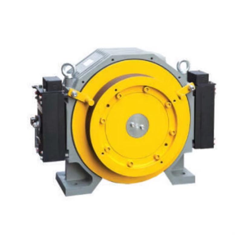 VTSP255 41K-J 320kg-1000kg Machine de Traction sans engrenage de contrôle d'ascenseur AC220_380V ISO certifié 1 an de garantie immeuble de bureaux