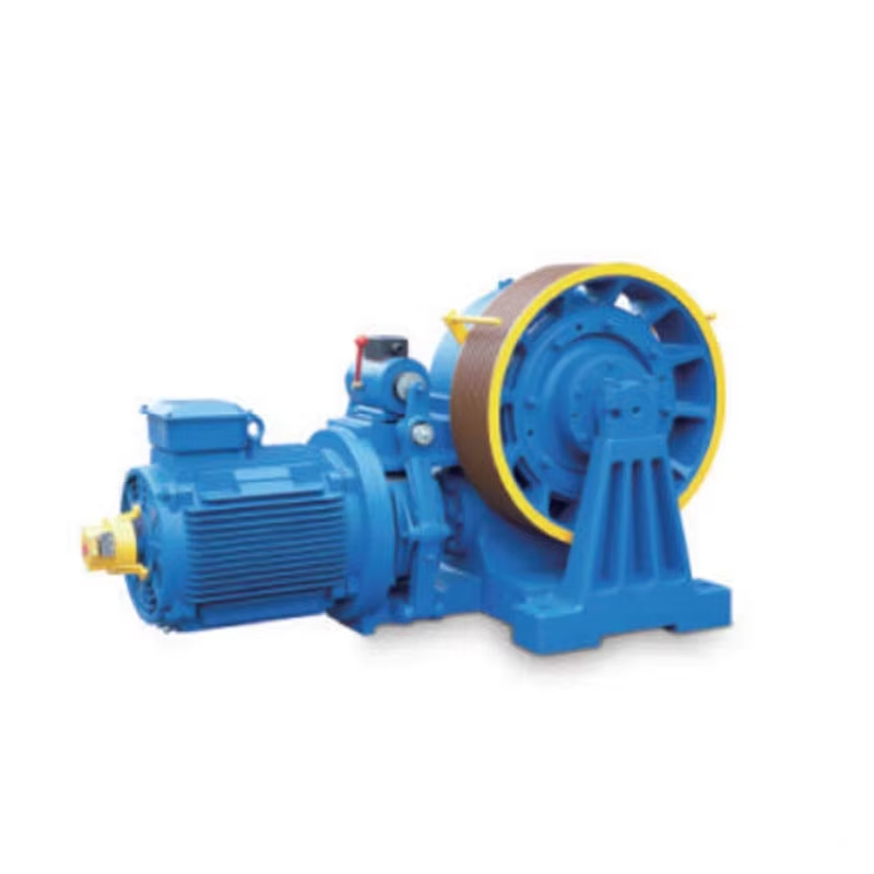 Moteur de Traction électrique à engrenages pour ascenseur VVVF en acier inoxydable VTSP241, certifié ISO9001, garantie d'un an pour les pièces d'ascenseur de bureau