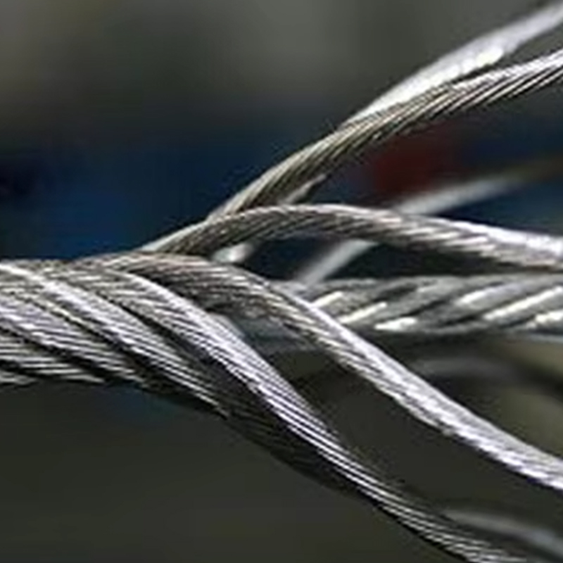 VTSP263 – câble métallique en acier galvanisé pour ascenseur, haute résistance à la chaleur, en acier inoxydable, 11mm, usine chinoise
