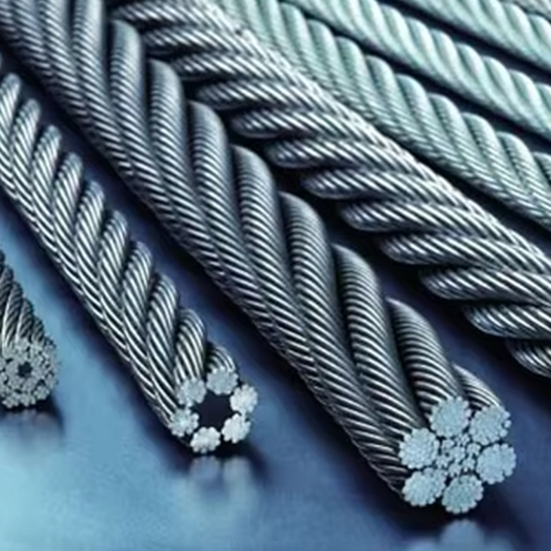 VTSP263 – câble métallique en acier galvanisé pour ascenseur, haute résistance à la chaleur, en acier inoxydable, 11mm, usine chinoise