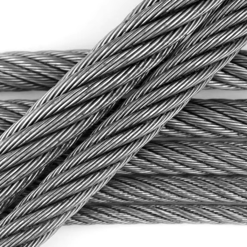 VTSP263 – câble métallique en acier galvanisé pour ascenseur, haute résistance à la chaleur, en acier inoxydable, 11mm, usine chinoise