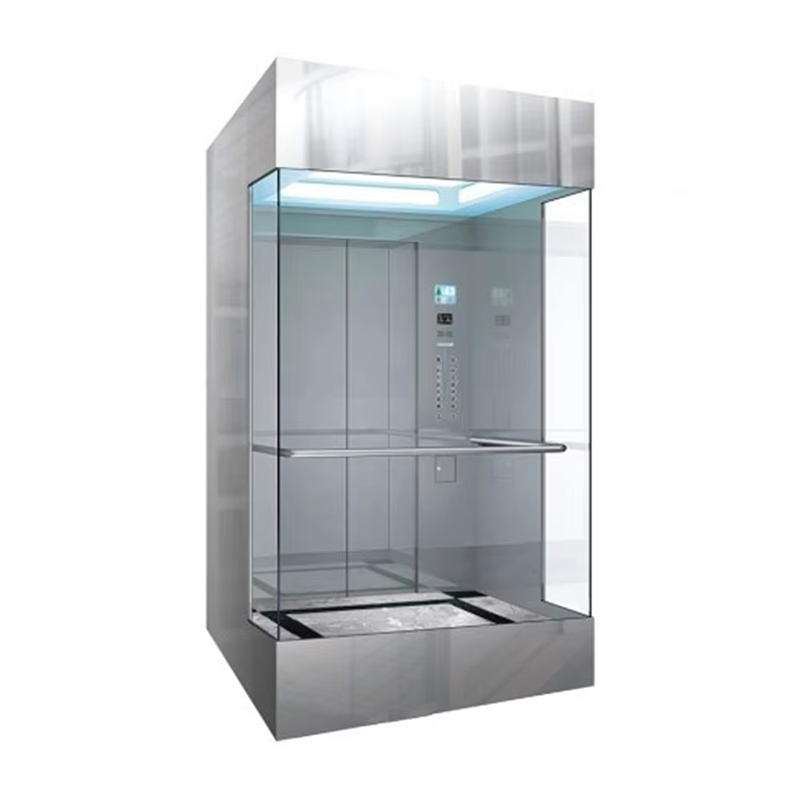 Pièces et accessoires d'ascenseur VTSP129, cabine d'ascenseur haut de gamme avec panneaux de plafonnier