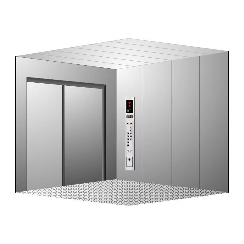 Pièces d'ascenseur VTSP132, cabine d'ascenseur de conception moderne en acier inoxydable, taille personnalisée pour les projets résidentiels et commerciaux