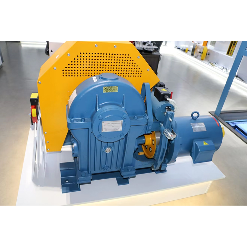 VTSP243 a adapté l'ascenseur 630KG_800KG_1000KG_YJ200A_8-13 d'acier inoxydable de machine de traction d'ascenseur
