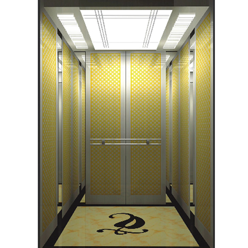 Pièces et accessoires d'ascenseur VTSP135, cabine d'ascenseur commerciale pour passagers avec panneaux muraux anti-rayures