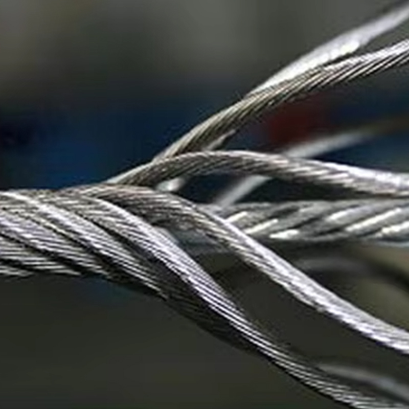 Câble métallique en acier inoxydable d'ascenseur de passager de système de traction d'ascenseur de l'acier VTSP265 12mm