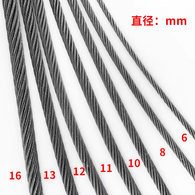 VTSP268 fabriqué en usine au meilleur prix 6-22 mm corde en acier d'ascenseur
