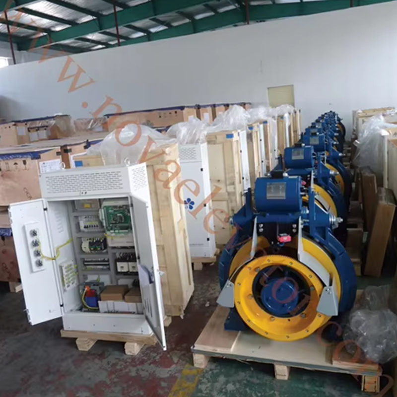 VTSP253 Montanari Machine de Traction sans engrenage moderne MCG200 appartement utilisation ascenseur pièces ascenseur moteur 800-1350KGS moteur moteur