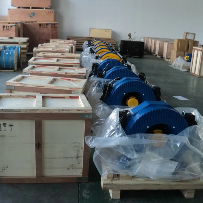 VTSP238 Montanari Machine de Traction sans engrenage MCG100 moteur de levage 320-630KGS moteur