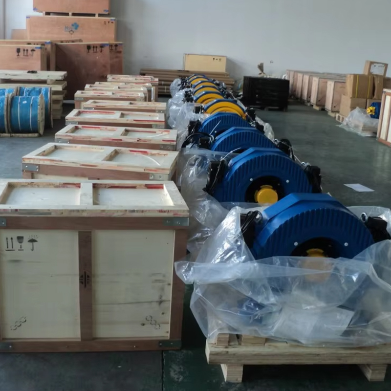VTSP234 Montanari Machine de Traction sans engrenage MCG350 moteur de levage 2000-2500KGS moteur