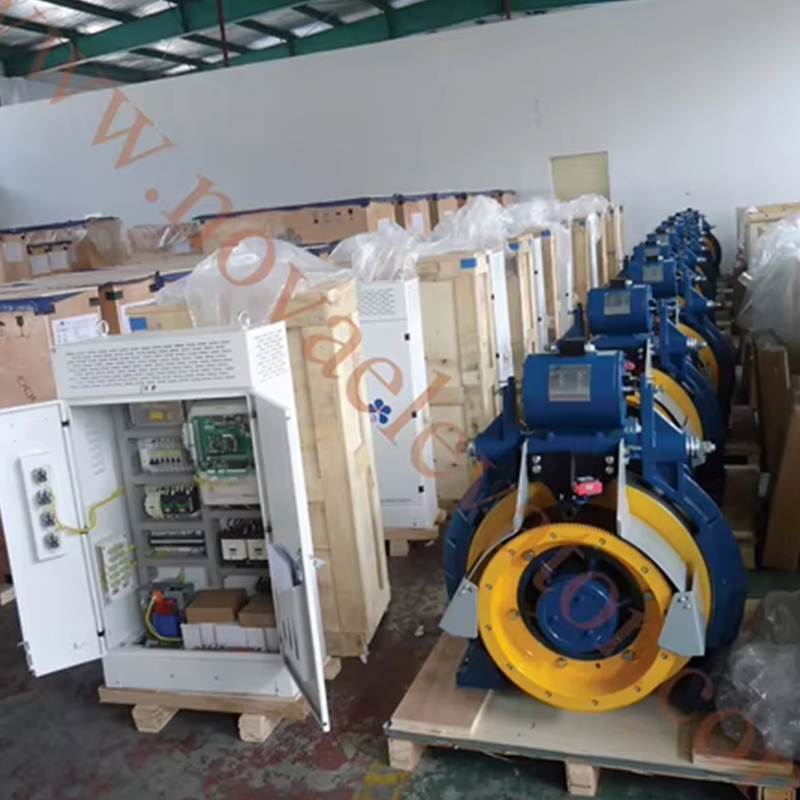 Machine de traction sans engrenage synchrone à aimant permanent d'ascenseur VTSP240 pour ascenseur