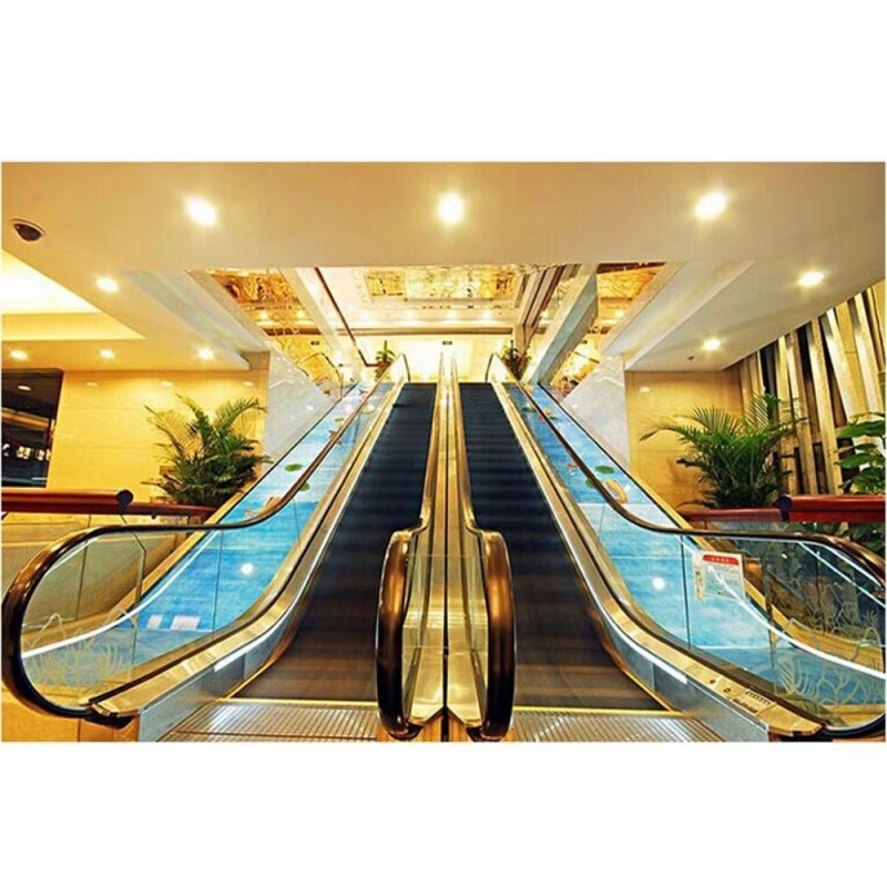 Escalator sécurisé et fluide VTES108 pour immeuble de bureaux, conception moderne, garantie 1 an, marque Nova