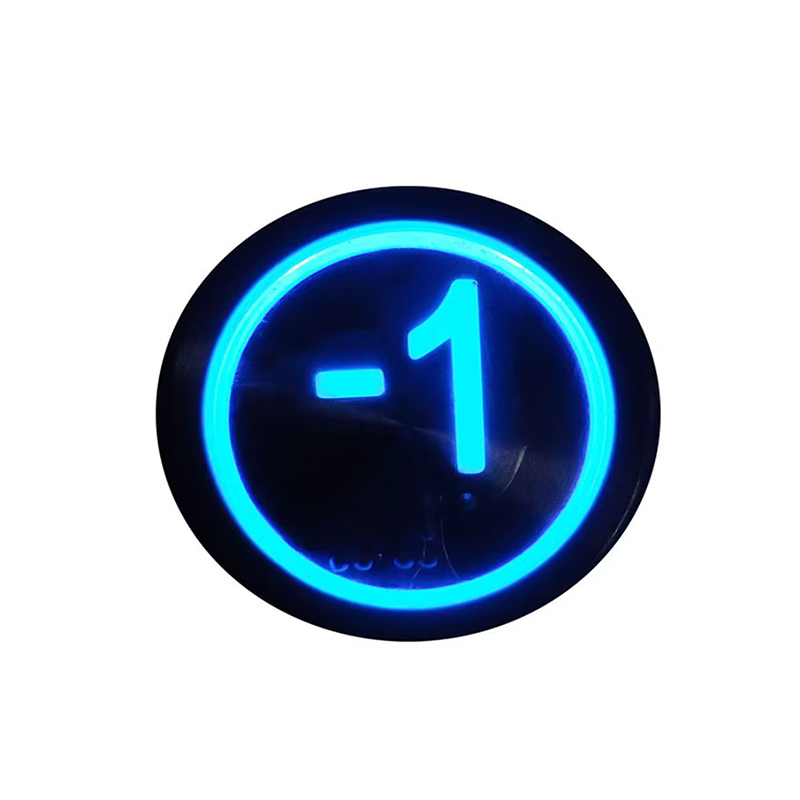 VTSP360 – bouton poussoir rond d'ascenseur en acier inoxydable, Design moderne, sans Braille, garantie 1 an, pièces d'ascenseur