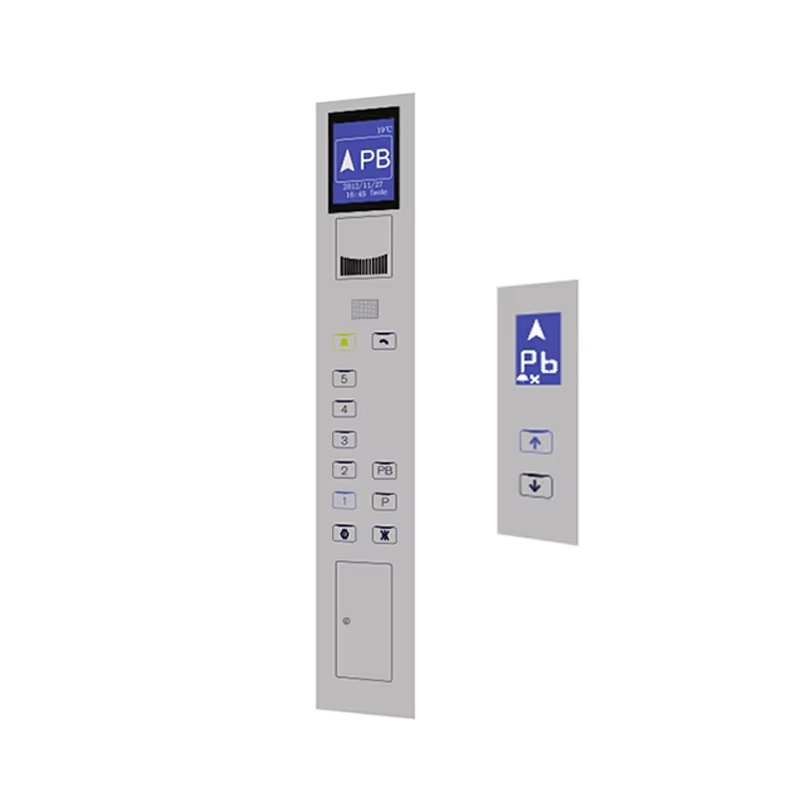 Écran LCD d'ascenseur de production chinoise VTSP340, panneau de boutons d'ascenseur de flic