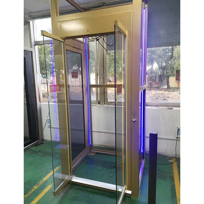 VTSP394 Porte à ouverture centrale automatique avec deux panneaux de porte