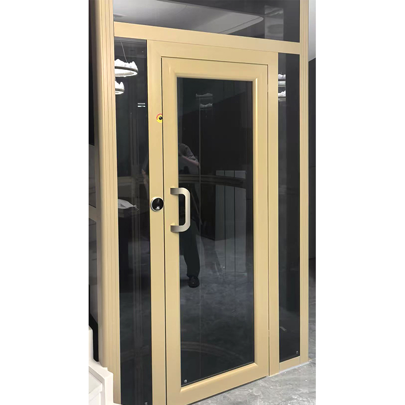VTSP396 Porte battante en verre pour ascenseur domestique